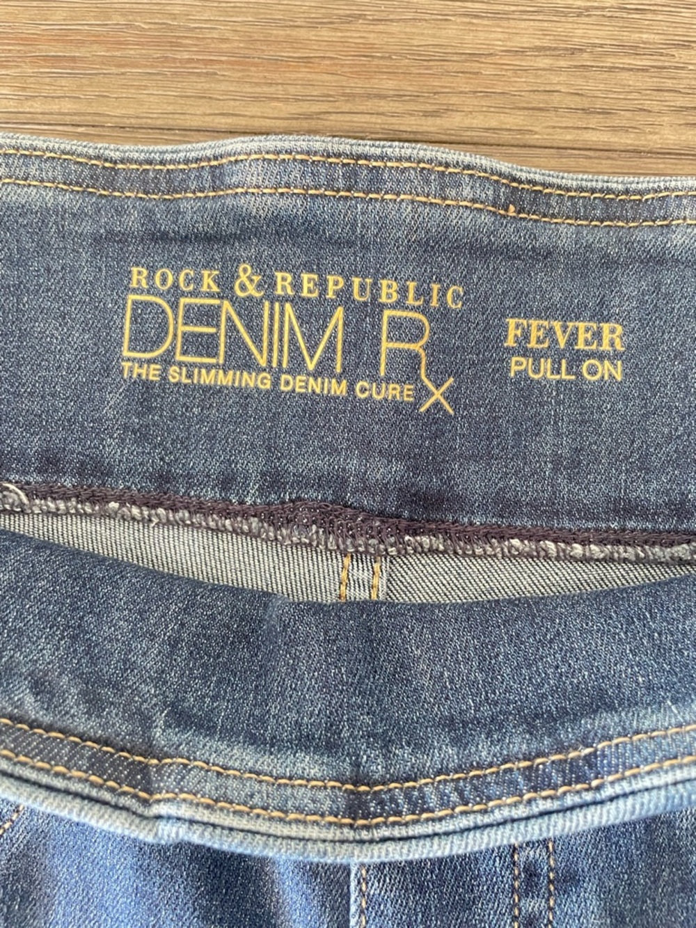 Rock & Republic Fever Pull On Jeans Womens 8S Medium Wash Stretch - Picture 6 of 8